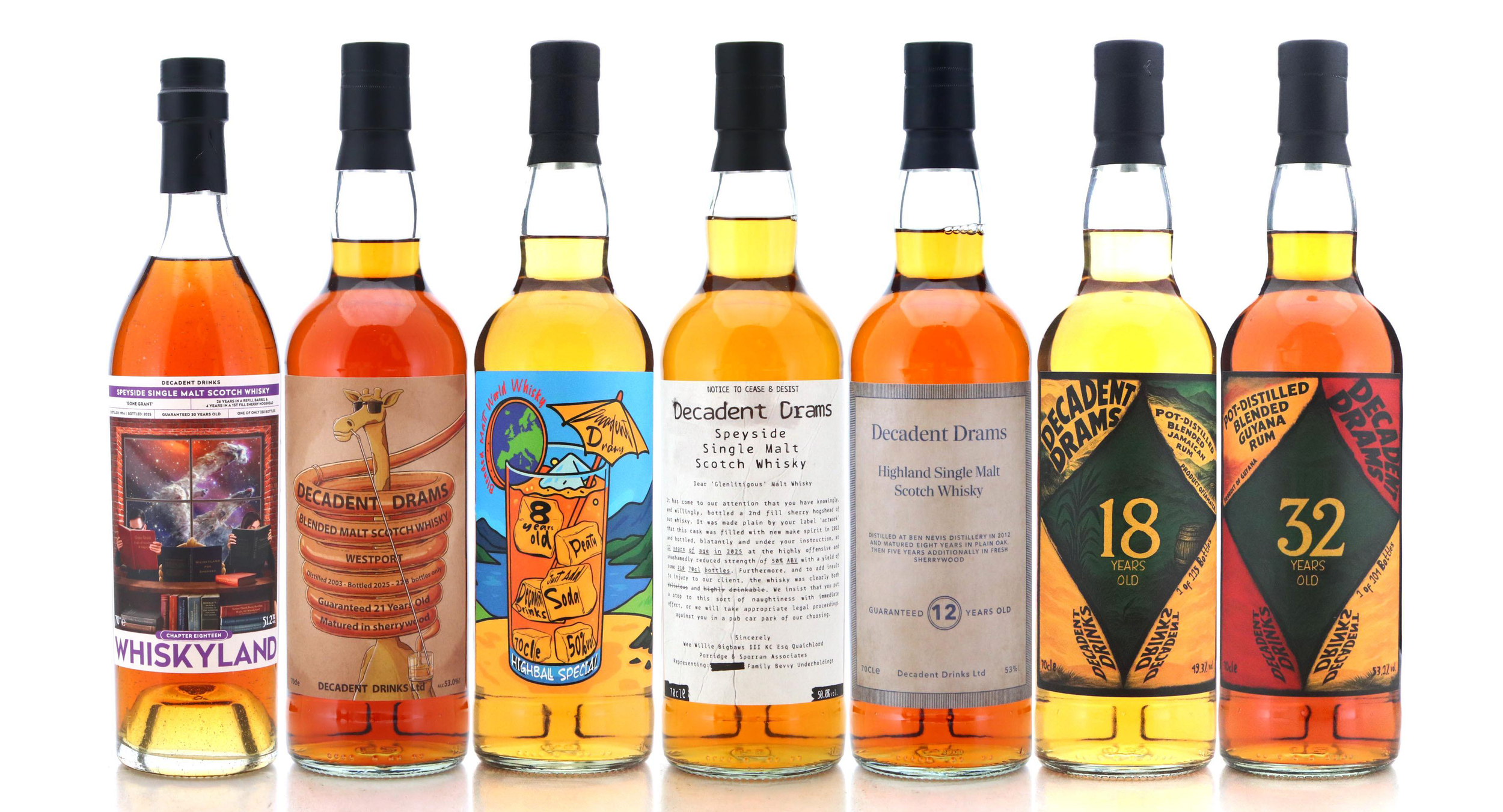 Seven from Decadent Drinks — Dramface